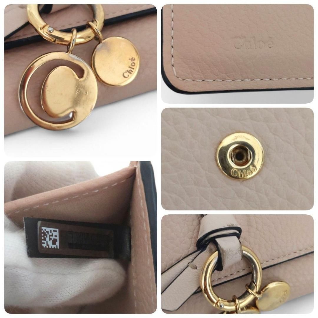 クロエ アルファベット ミニトリフォールドウォレット 三つ折り 財布