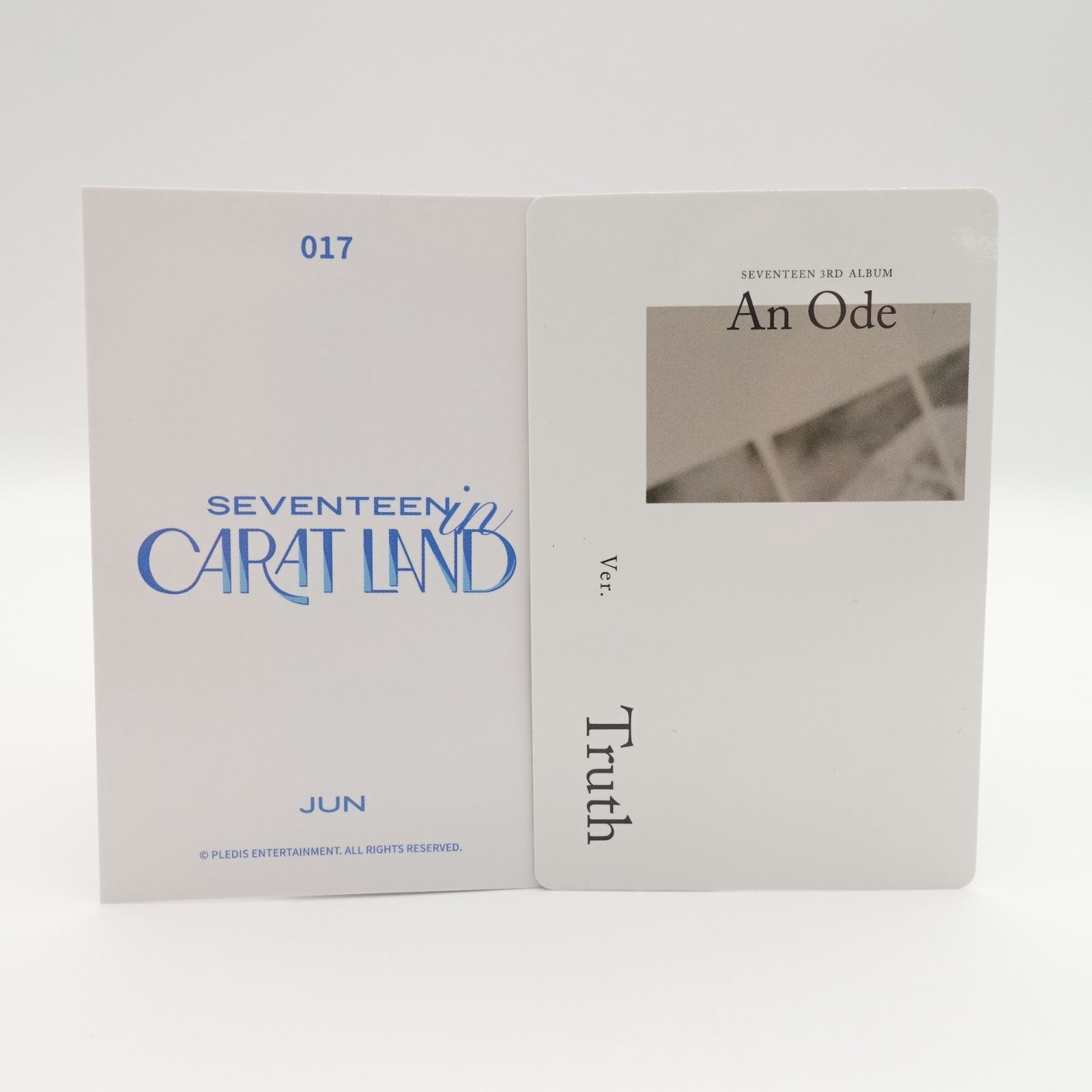 seventeen ジュン CARAT LAND An Ode JUN トレカ フォト カード セット