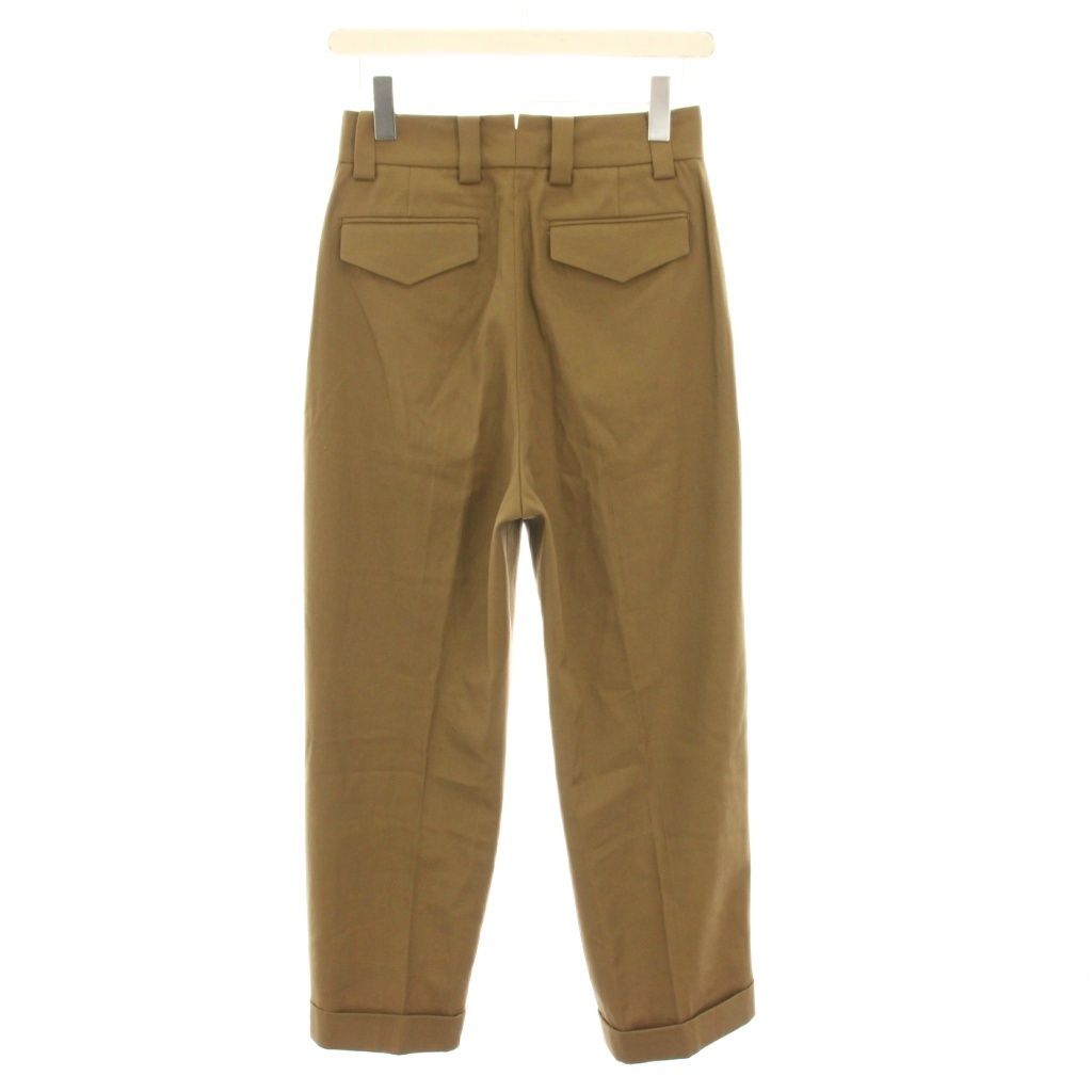 人気アイテムお得に購入！ マーガレットハウエル MARGARET HOWELL テーパードパンツ スラックス ジップフライ 1 茶 ブラウン 578-1143002 YT