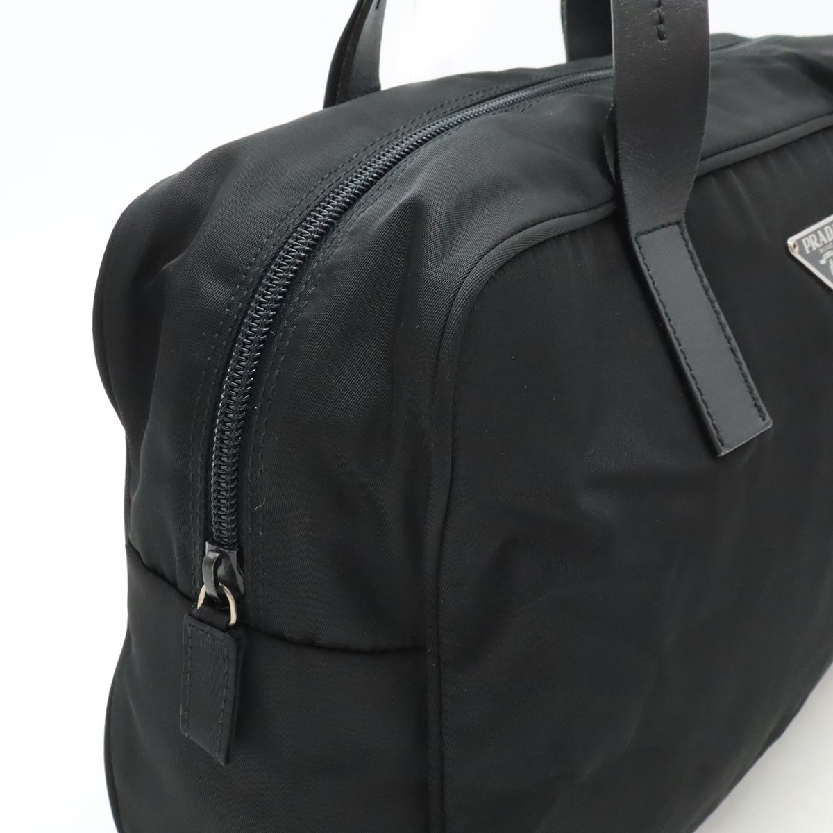 PRADA プラダ トライアングルロゴ ハンドバッグ ミニボストンバッグ