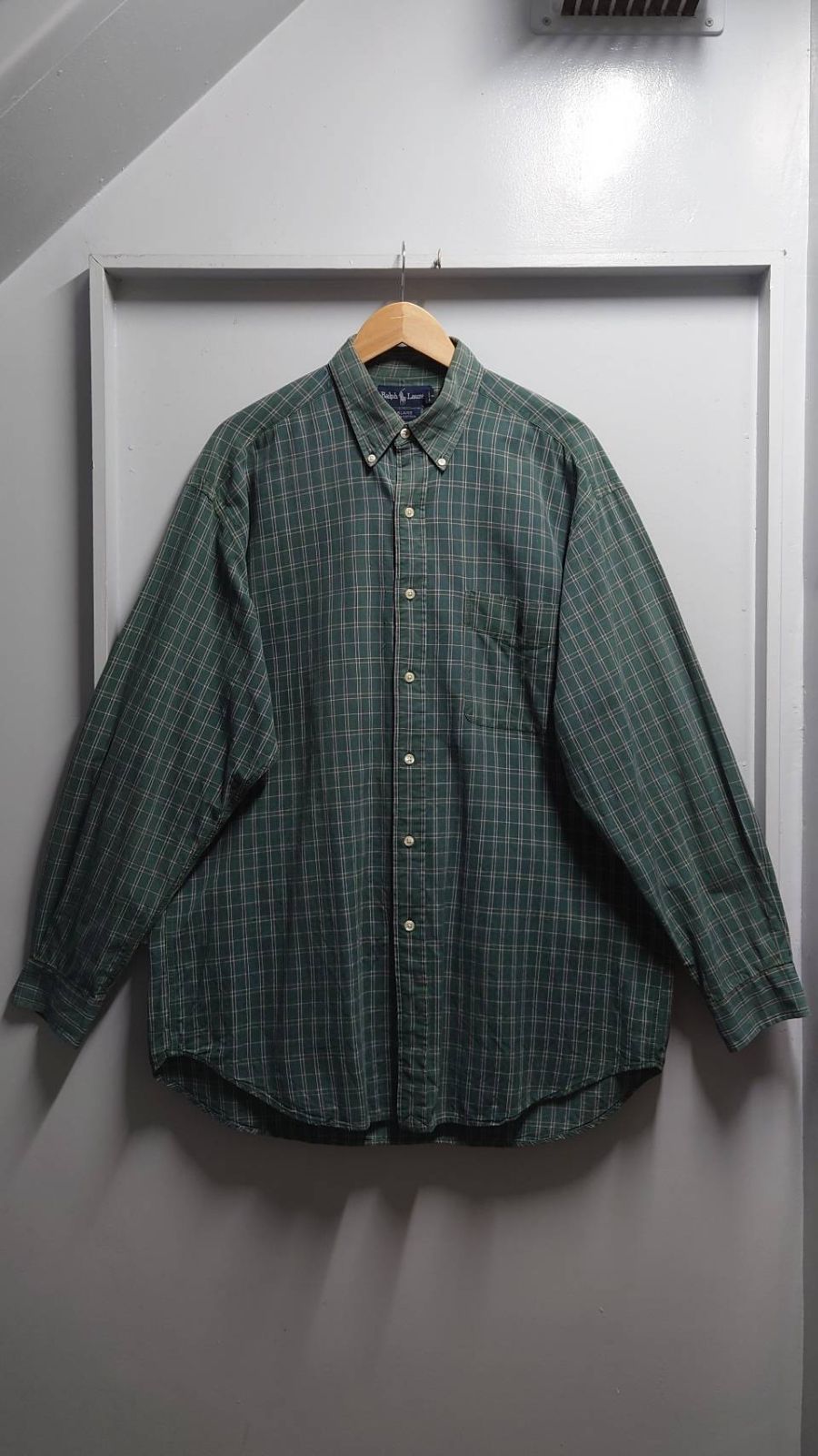 90’s Ralph Lauren Blaire” チェック柄 BDシャツ L