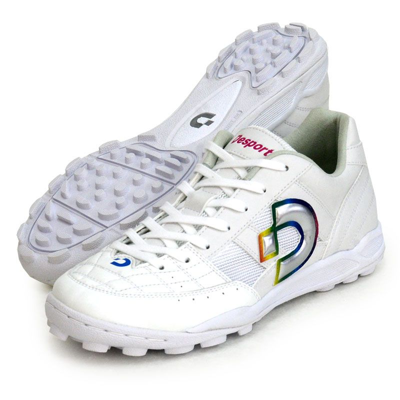 デスポルチ Desporte リオ LL TF フットサルトレーニングシューズ 24FW DS2144PW×M-SIL 28.0cm