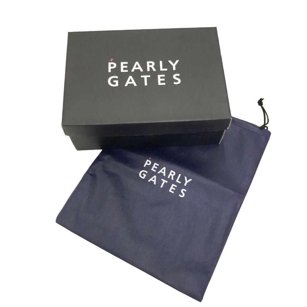 PEARLY GATES パーリーゲイツ 053-2992302 ミドルカット ゴルフシューズ  ネイビー系 23.5cm [240101230880] ゴルフウェア レディース ストスト