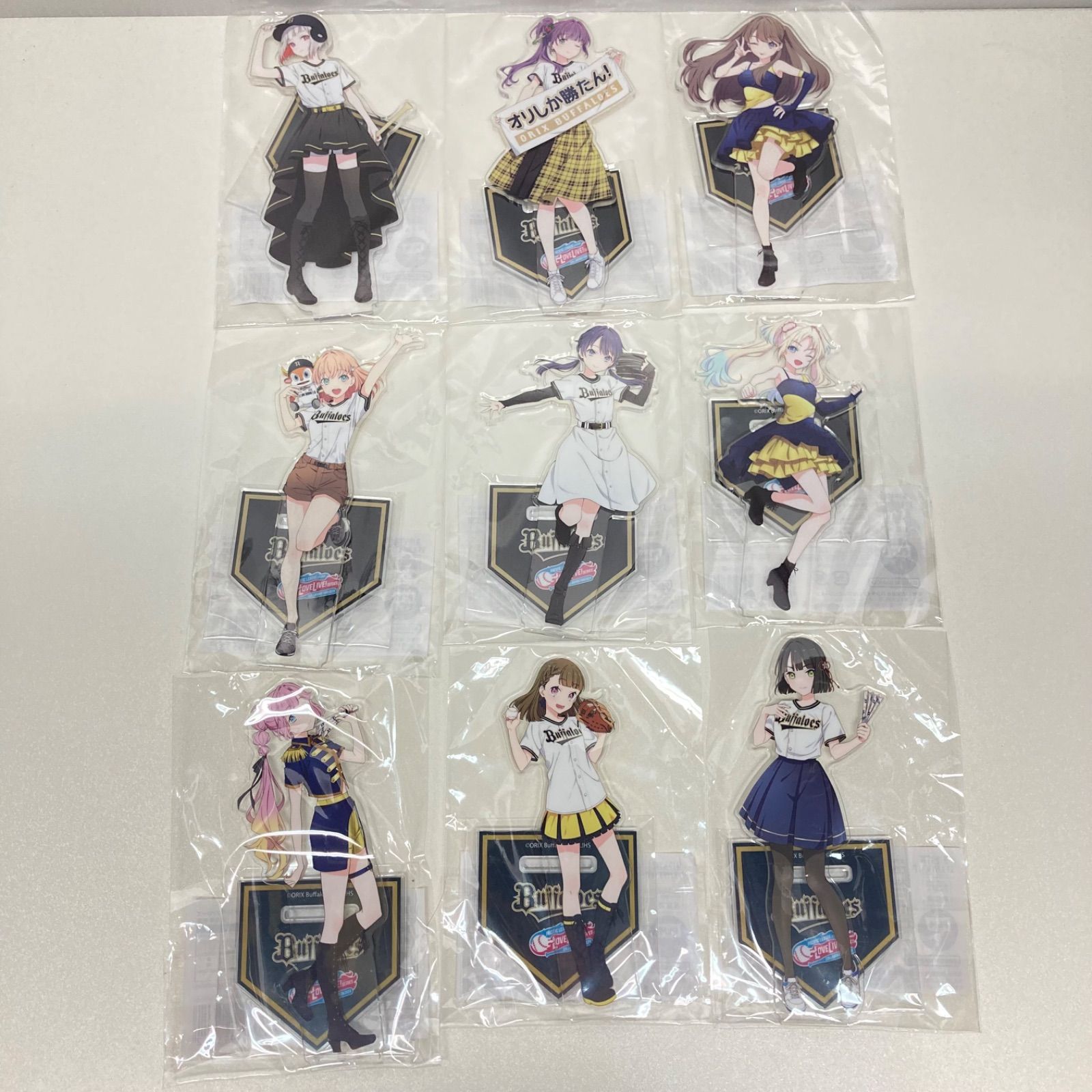 蓮ノ空 オリックス・バファローズ コラボ アクリルスタンド 全9種