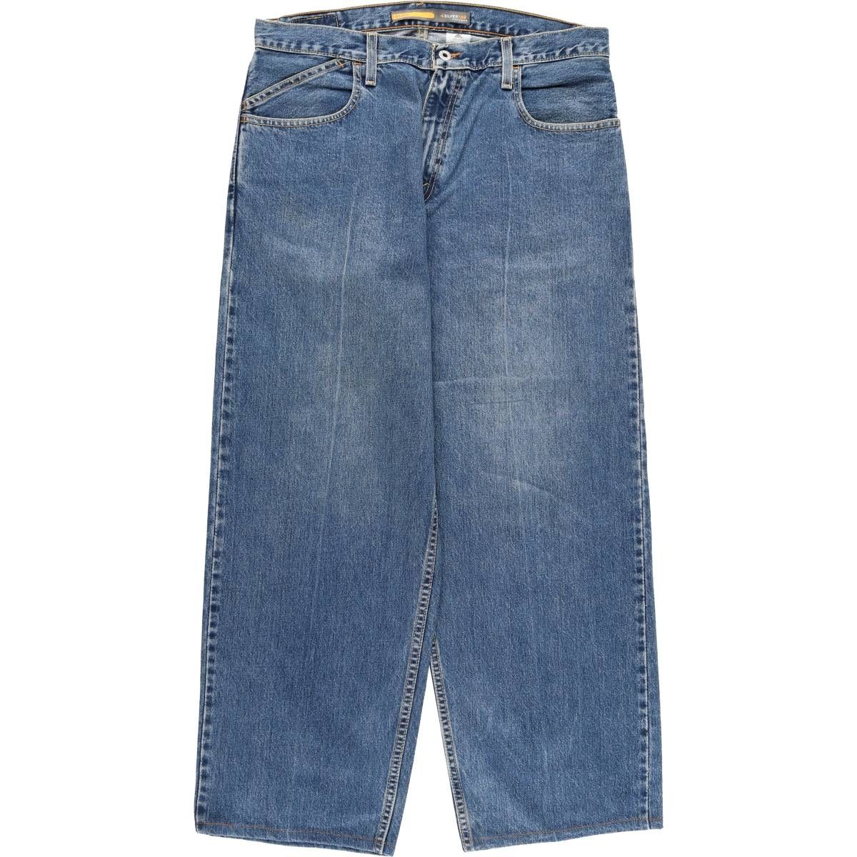 古着 00年代 リーバイス Levi s SILVER TAB シルバータブ BAGGY バギー テーパードデニムパンツ メンズw36相当|evb031810