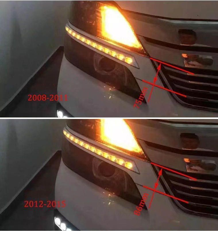 トヨタ 20系 ヴェルファイア 前期後期 メッキグリルガーニッシュ付 LED デイライト＆シーケンシャルウインカー機能