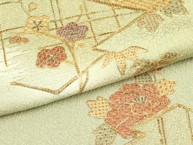 平和屋着物▽中国三大刺繍 スワトウ刺繍 汕頭刺繍 駒刺繍 訪問着