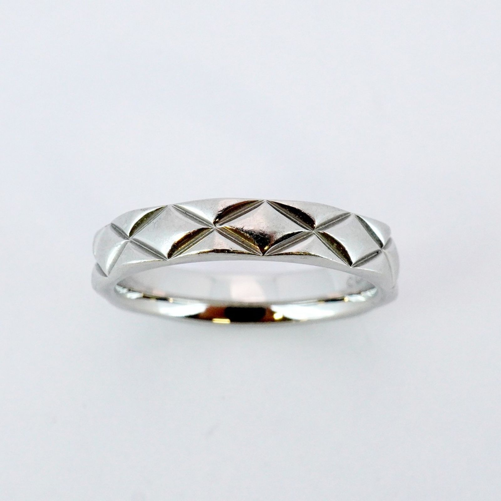 シャネル Chanel シャネル リング マトラッセ Pt950 プラチナ ＃48レディース