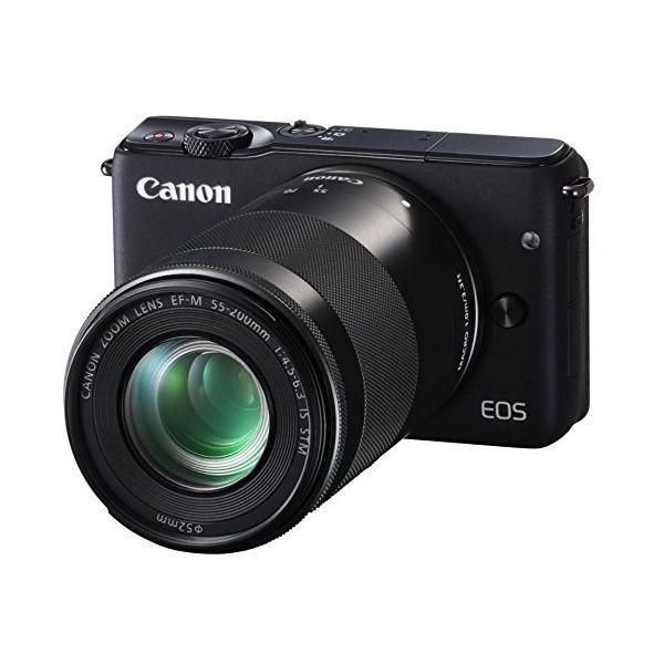 中古 美品 Canon EOS M10 15-45mm 55-200mm ダブルズームキット