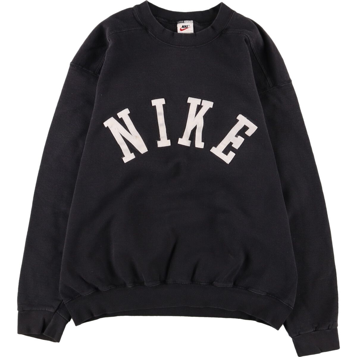 古着 90年代 ナイキ NIKE ロゴスウェット トレーナー USA製 メンズL 