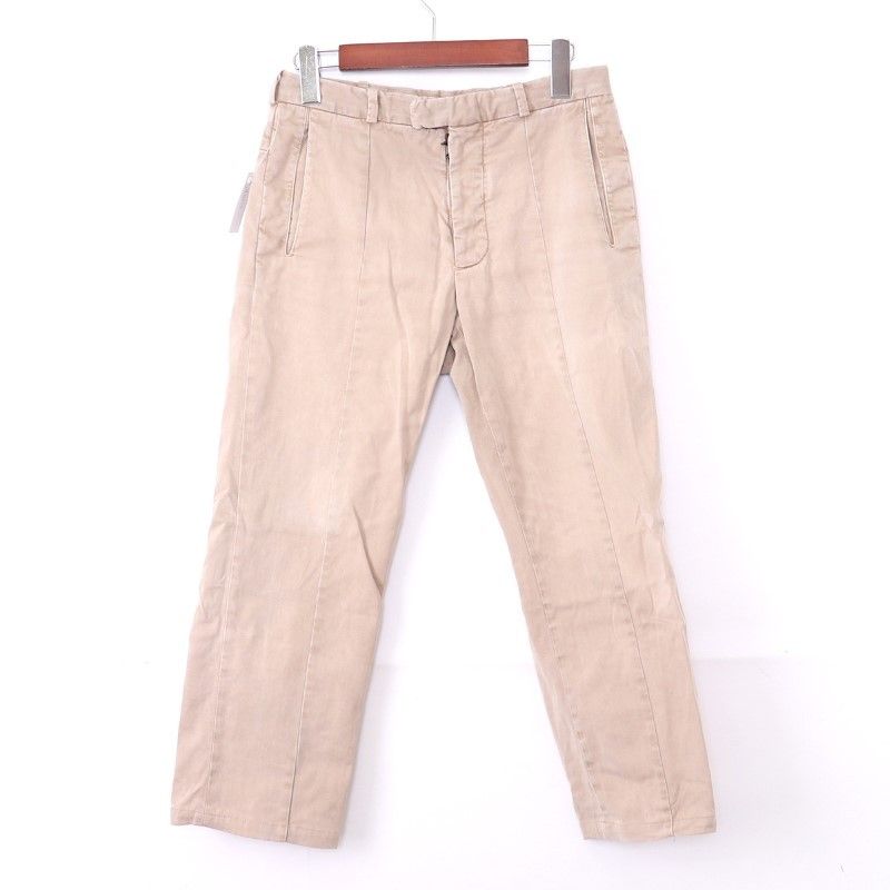 Maison Margiela 10AW センタープリーツコットンチノパンツ 44