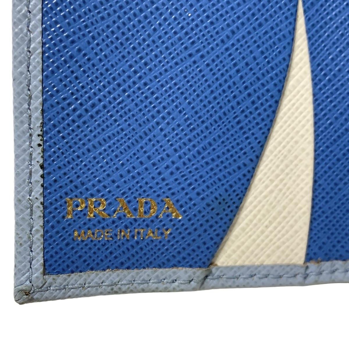 PRADA(プラダ) キーケース - 1PG004 セレステ(ライトブルー) 4連フック