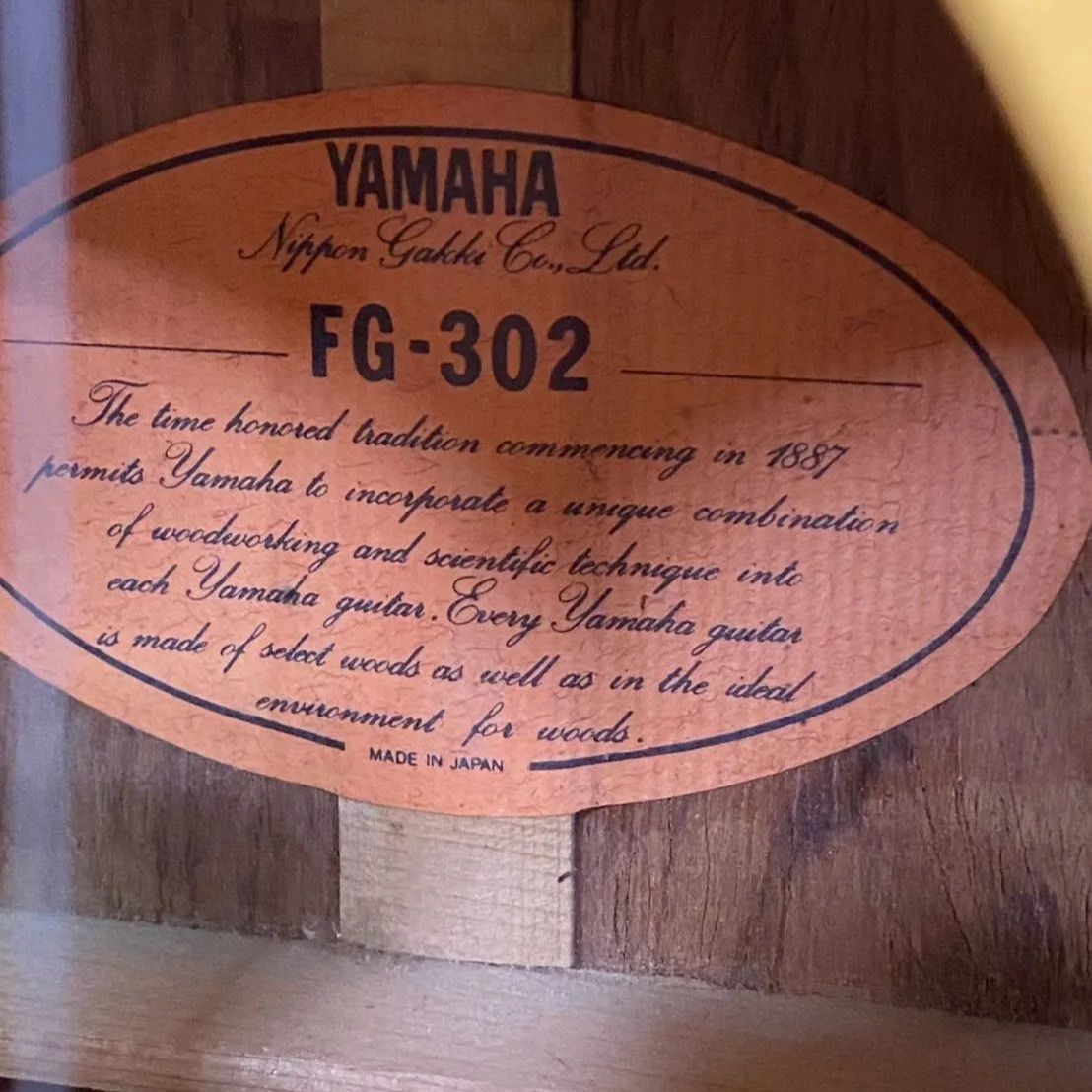 ✨楽器✨】YAMAHA ヤマハ FG-302 アコースティックギター guitar