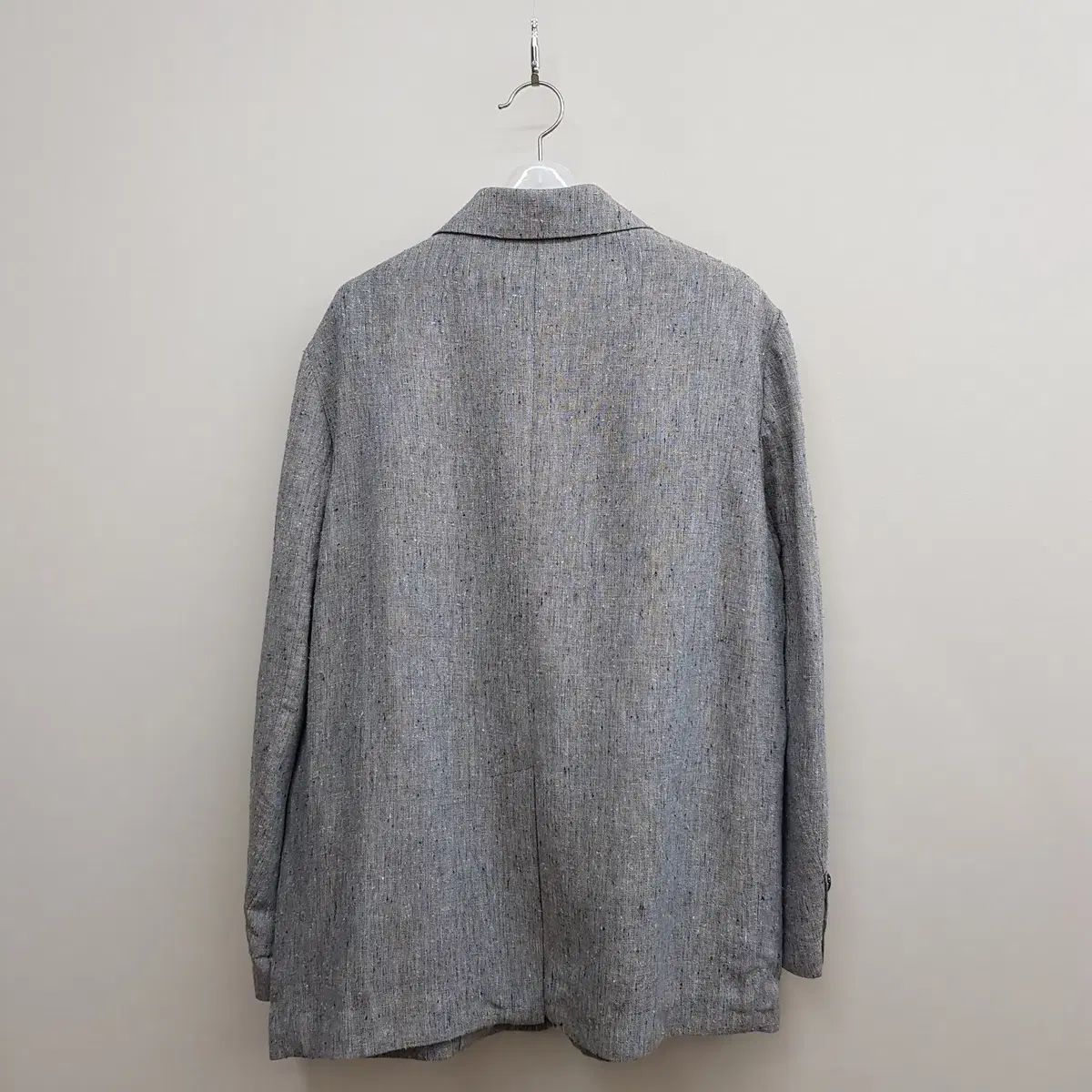 ハンサム システム 2025 リネン ブレンド チェック テーラード ジャケット 82-94-160 SIROKUMA-CORPORATION_COM