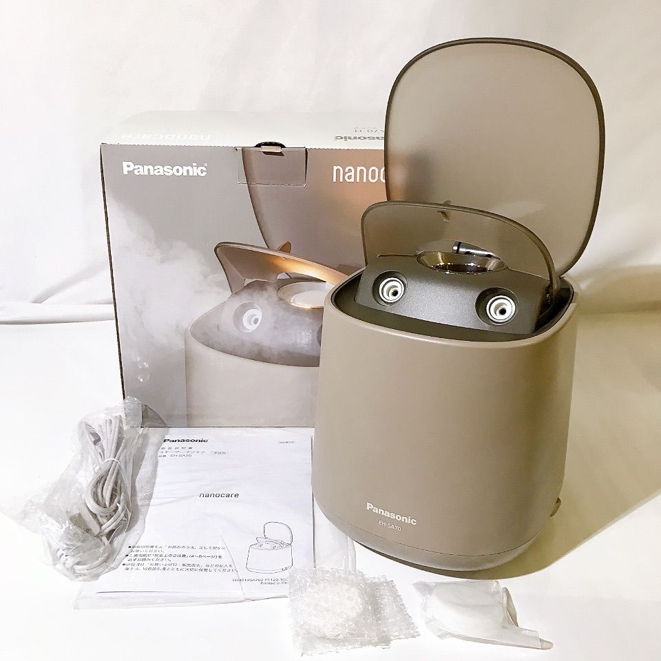 パナソニック スチーマー ナノケア EH-SA70-H（グレージュ）