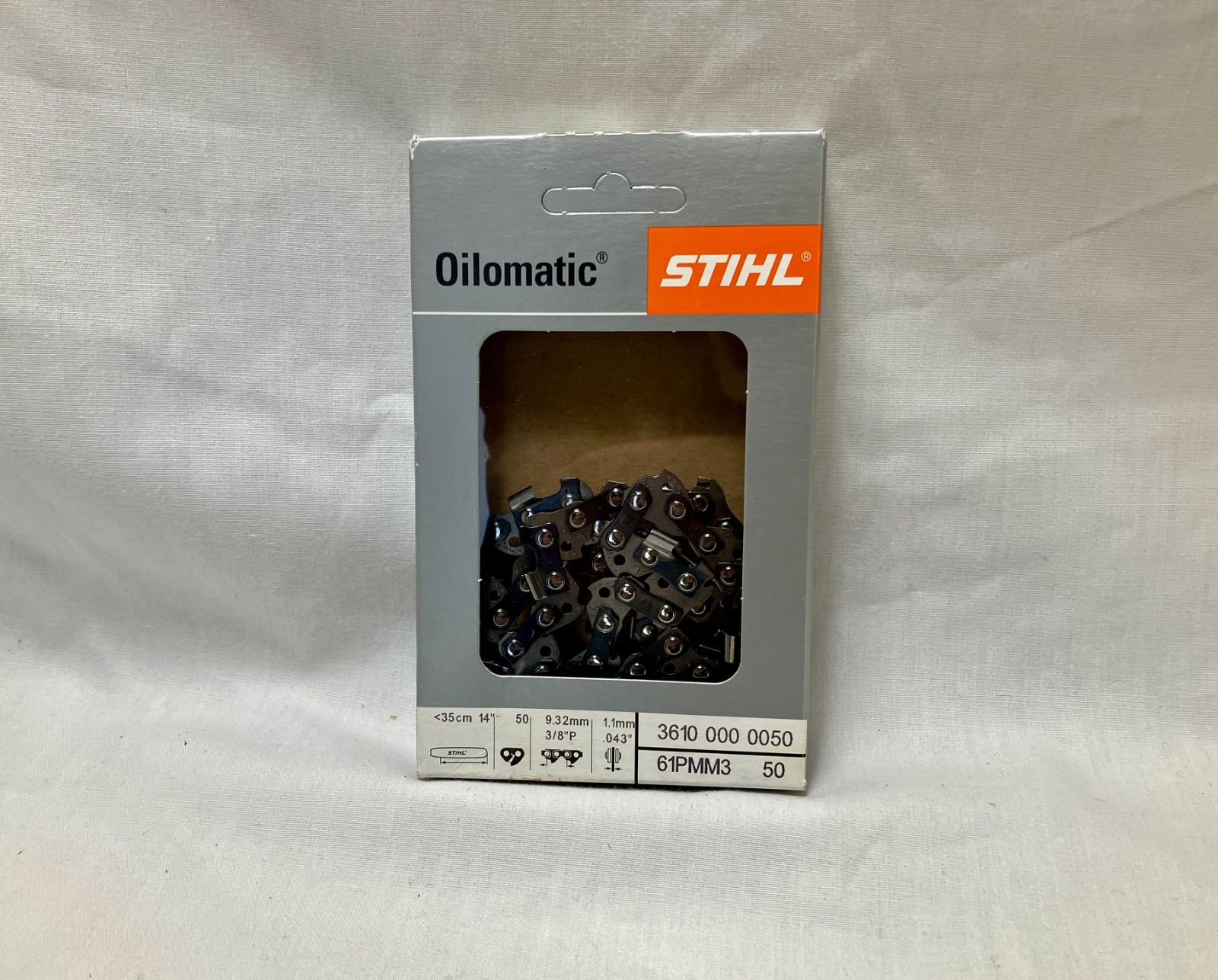 Catena Per Motosega 14 Pollici – 3/8 LP .043 50 Maglie – Per Stihl MS170, MS211, E Altri