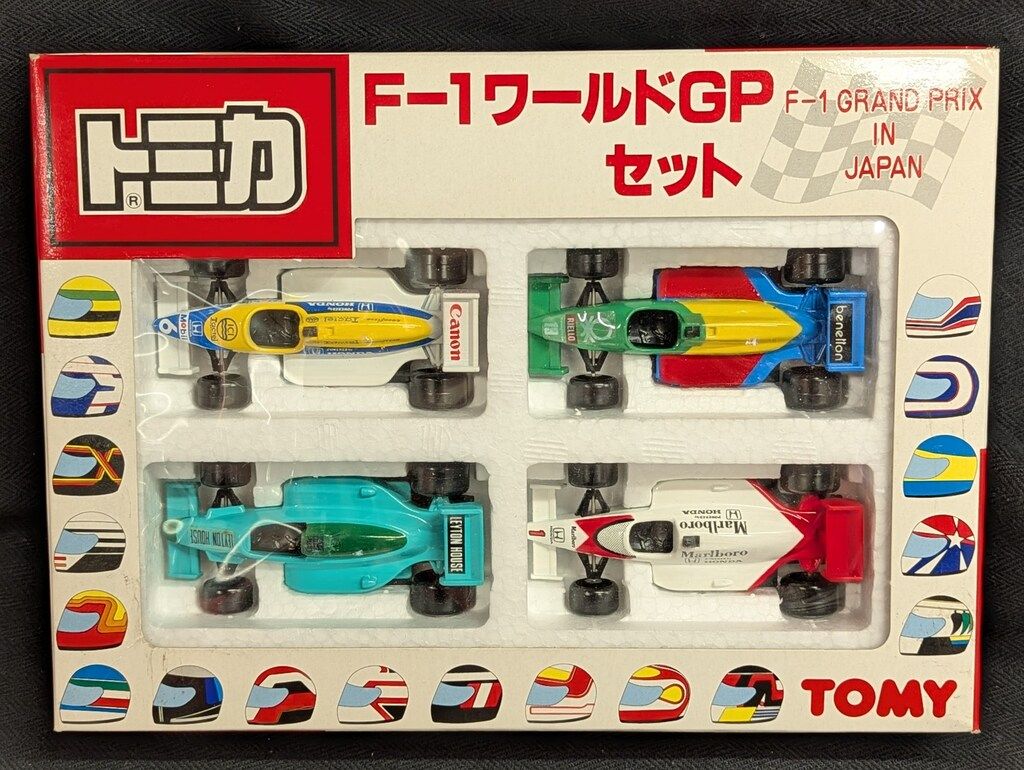 訳ありトミカ F-1ワールドGPセット 4台 トミカ　日本製 希少 レア トミー 全国無料，安い トミカ F1 ワールドGP JAPAN 4台 ギフトセット日本製 希少
