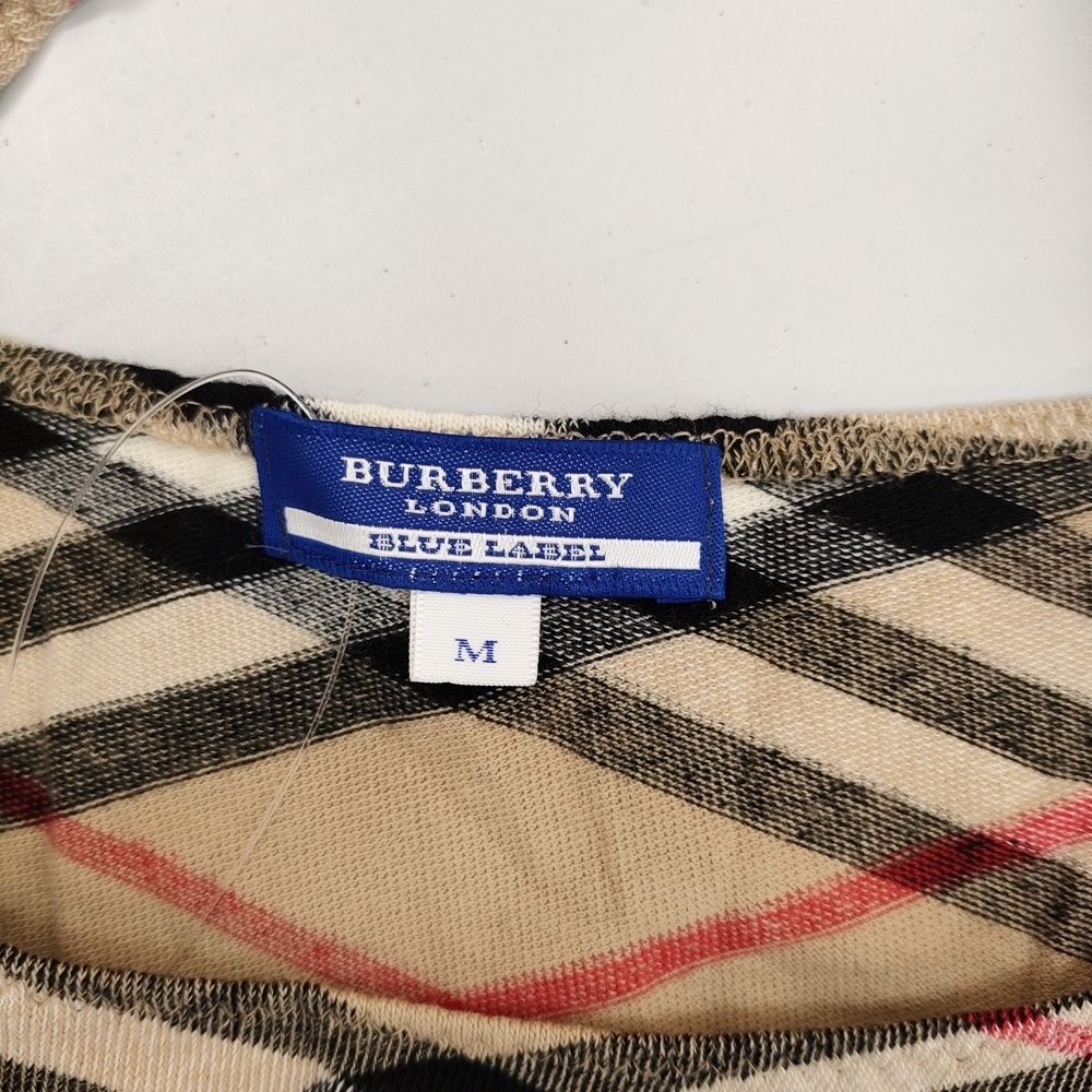 【BURBERRY BLUE LABEL】チェック柄 ハイネックキャミソール 超新作】 BURBERRY BLUE LABEL】チェック柄 ハイネック