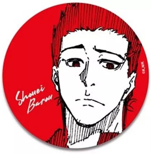 中古】バッジ・ピンズ 馬狼照英 「ブルーロック シークレットメタル缶