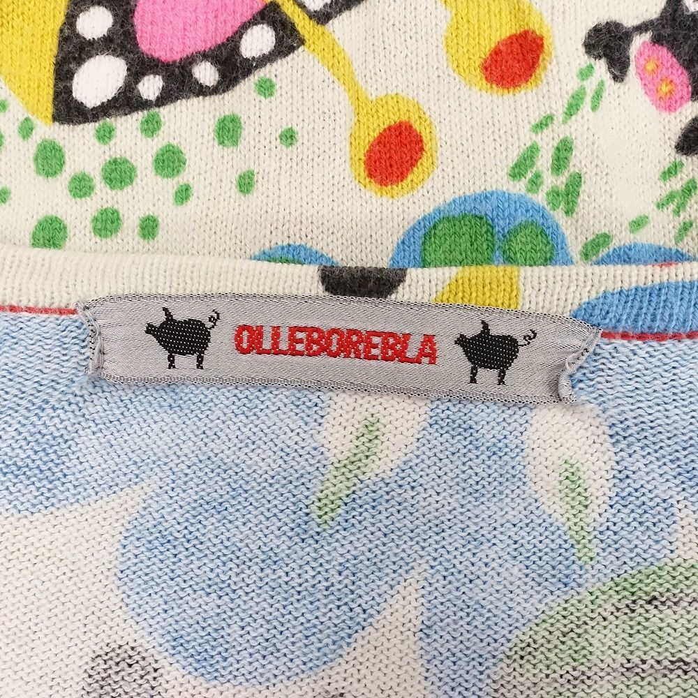 【美品】OLLEBOREBLA アルベロベロ　カーディガン　お花とブタさん　ラメ アルベロベロ レディースカーディガン・ボレロ | 通販・人気