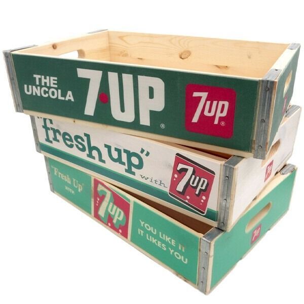 全3種類 7UP セブンアップ ウッドクレート 木箱 アメリカン雑貨 - メルカリ
