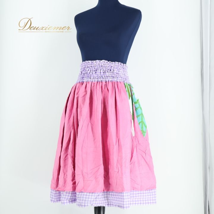 【新品タグ付き ハワイ製フラダンス用衣装】オレンジ Carol Bennett