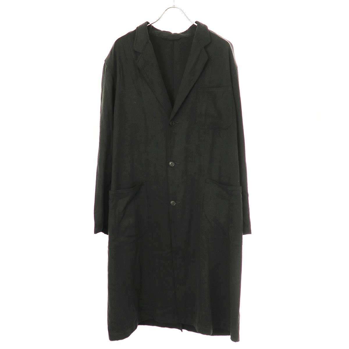 COMOLI コモリ 22SS シルクネップ ワークコート V01-04006 ブラック 1