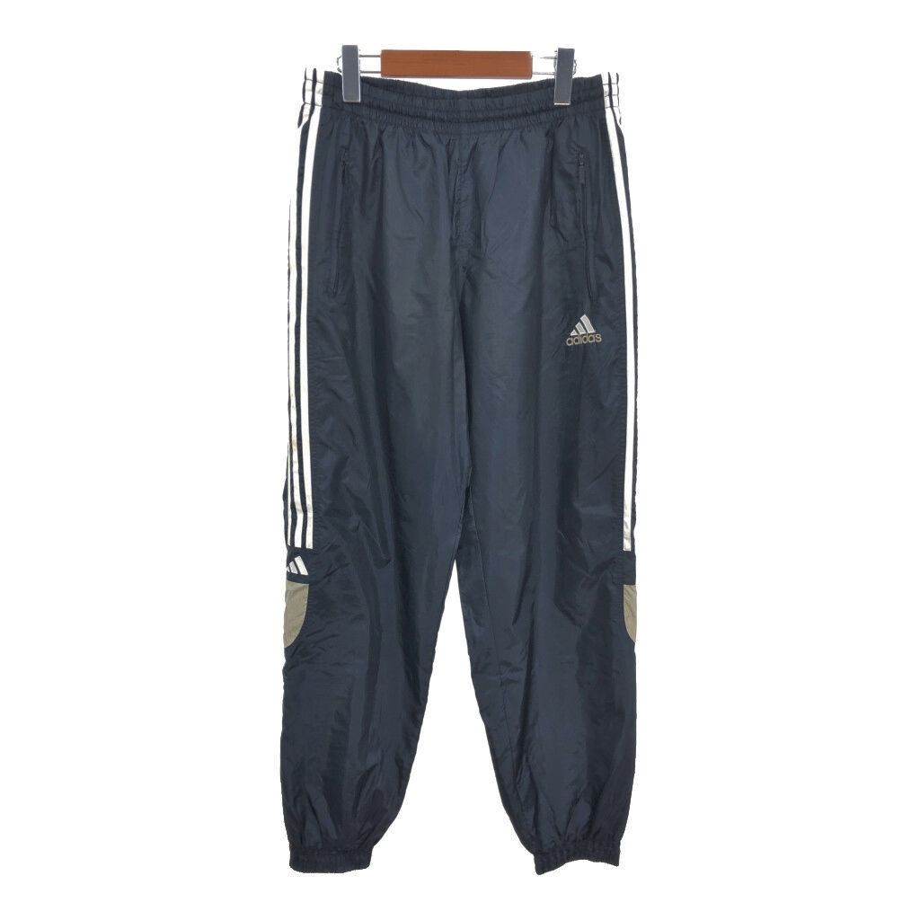 adidas アディダス ナイロンパンツ スポーツ ネイビー (メンズ M) 中古 古着 S1690