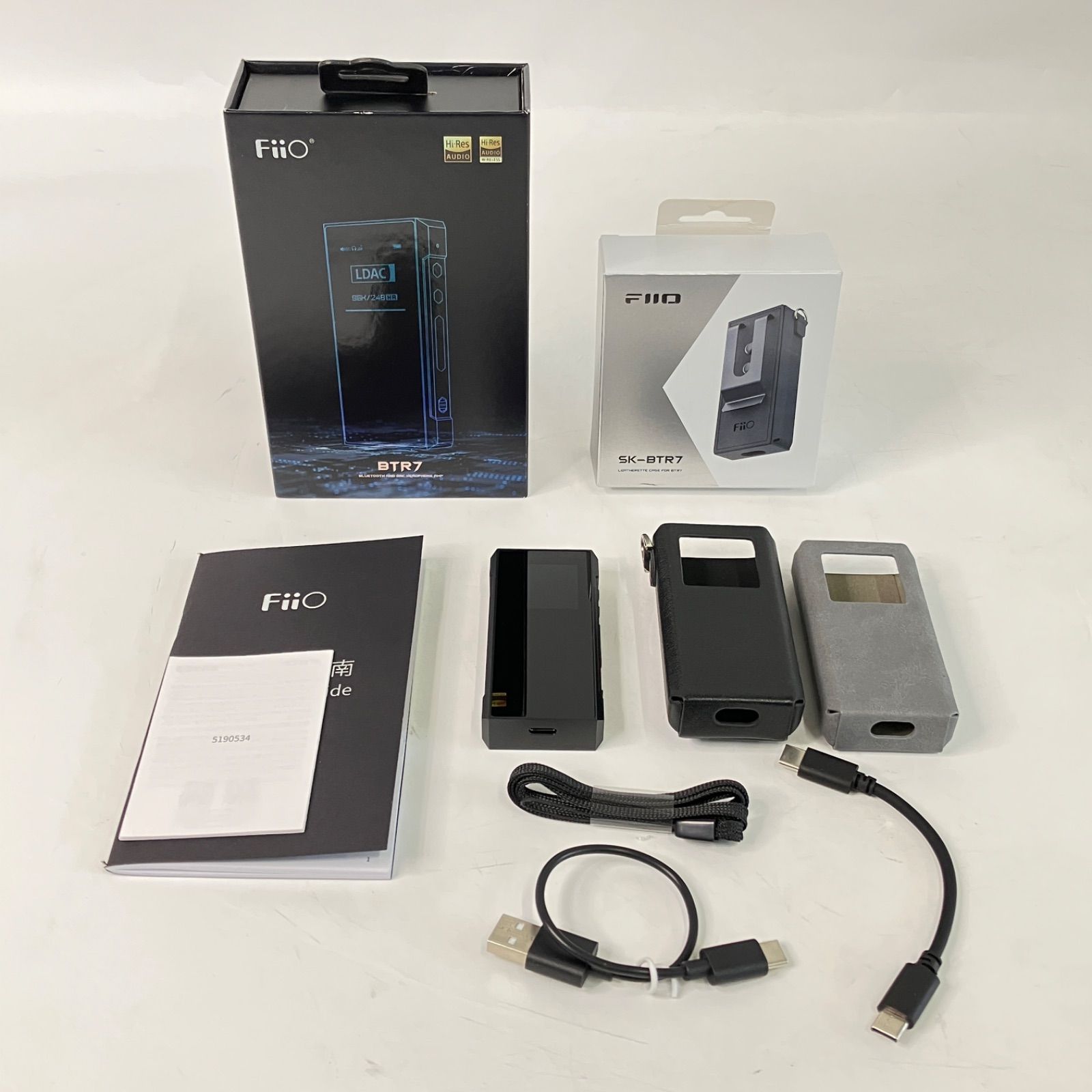 FiiO BTR7 Bluetooth 日本 正規品 シリアルナンバー付 レシーバー USB DAC 左右独立構成 LDAC 4.4mm 3.5mm bluetooth 5.1