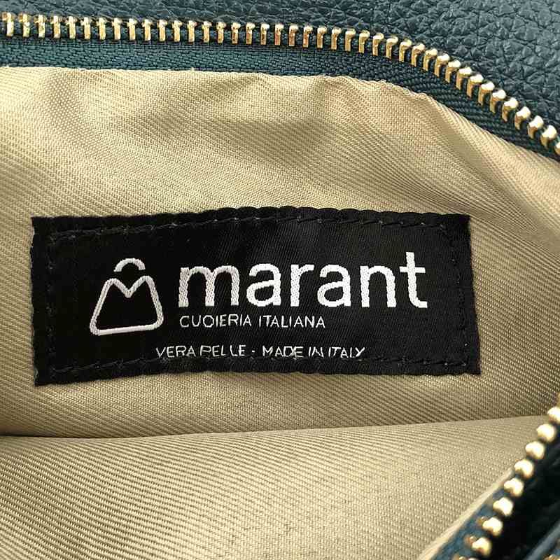 【美品】  Framework / フレームワーク | marant CUOIERIA ITALIANA レザーショルダーバッグ | グリーン | レディース 美品】 Framework / フレームワーク | marant CUOIERIA ITALIANA