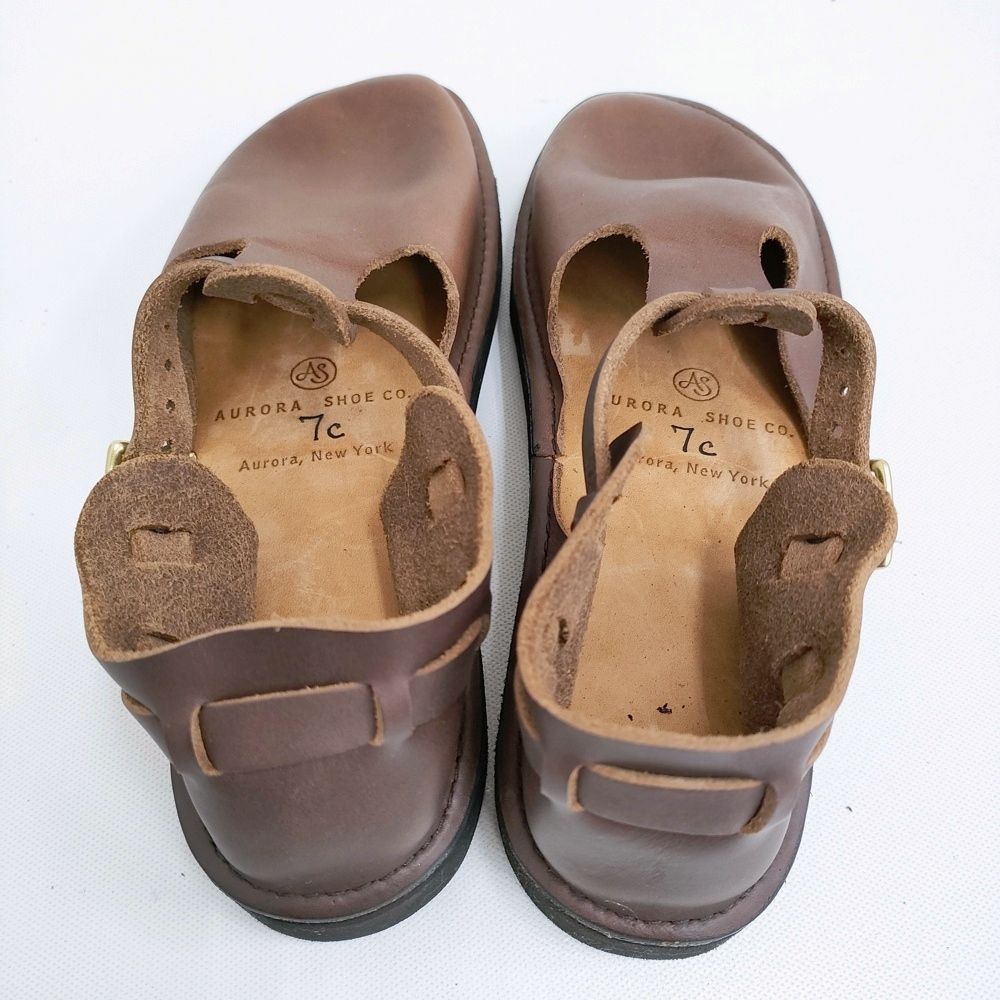 オーロラシューズ　ウェストインディアン ブラウン 8C AURORA SHOES オーロラ シューズ West Indian ウエストインディアン