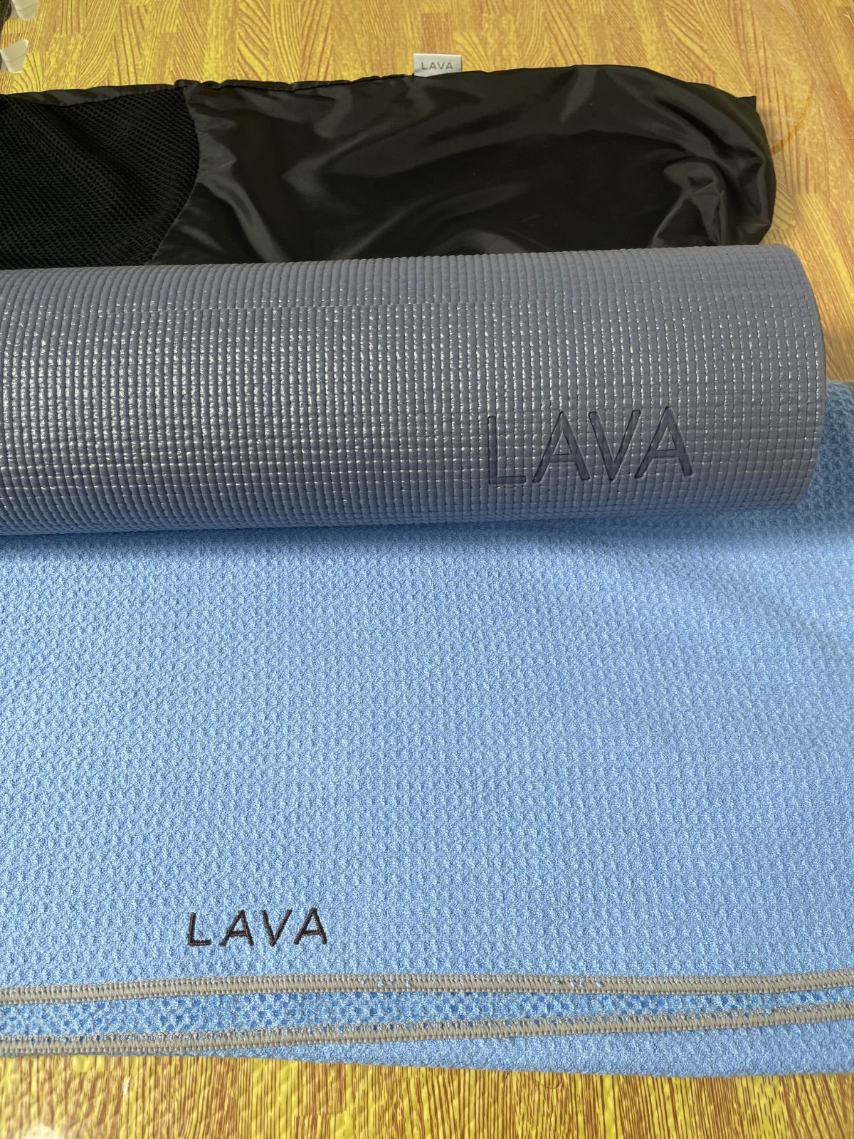 LAVA ヨガマット&ラグマットセット 収納ケース付 lava ヨガマット