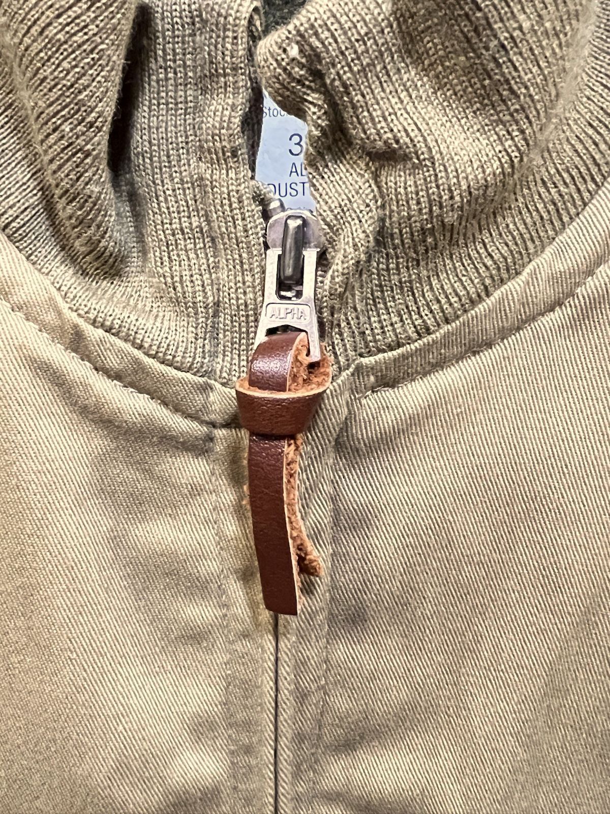 美品 ALPHA INDUSTRIES タンカースジャケット38R alpha - アルファ インダストリーズ タンカースジャケット