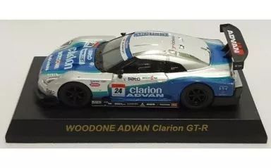 ミニッツ　オートスケールコレクション　ウッドワン　アドバン　クラリオン　GT-R ウッドワン アドバン クラリオン GT-R スーパーGT500 (2008) No