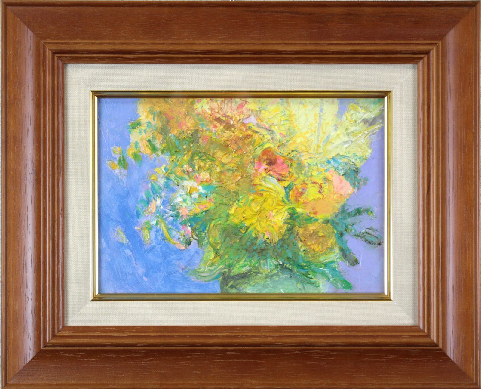 前田常男『花』油彩画【真作保証】 絵画 前田常男『花』油彩画【真作保証】 絵画