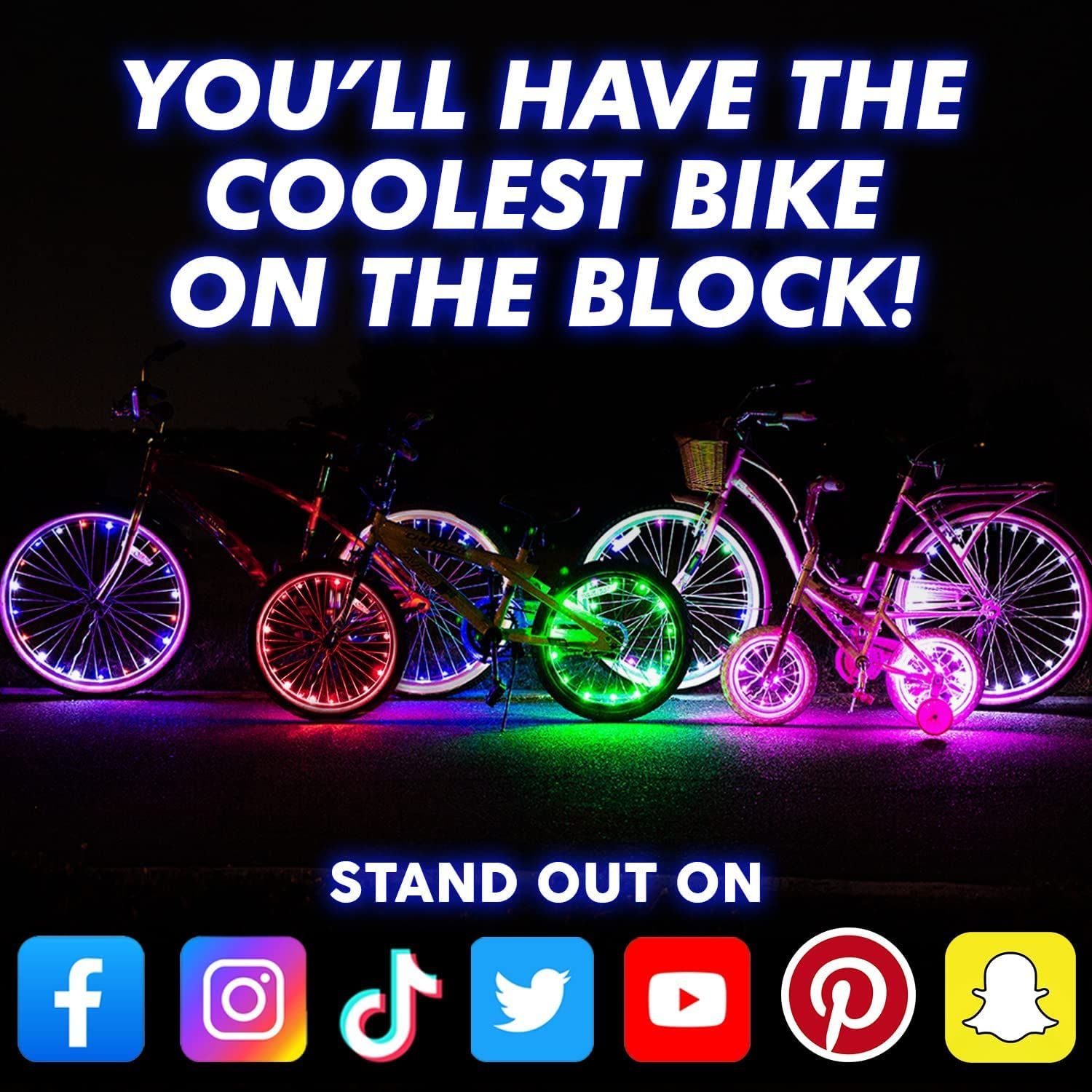 自転車 Activ Life(アクティブライフ) 自転車スポークライト(1 タイヤ