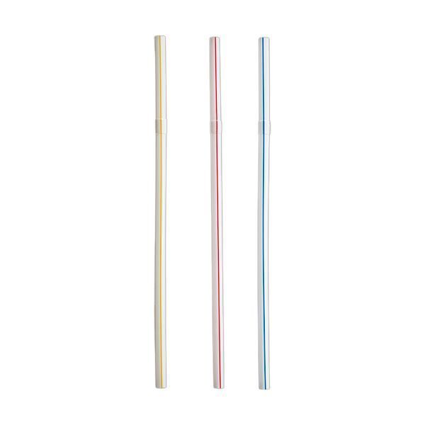 まとめ 大和物産 まがるカラーストロー ポリ袋 入 1パック 500本 ×10セット