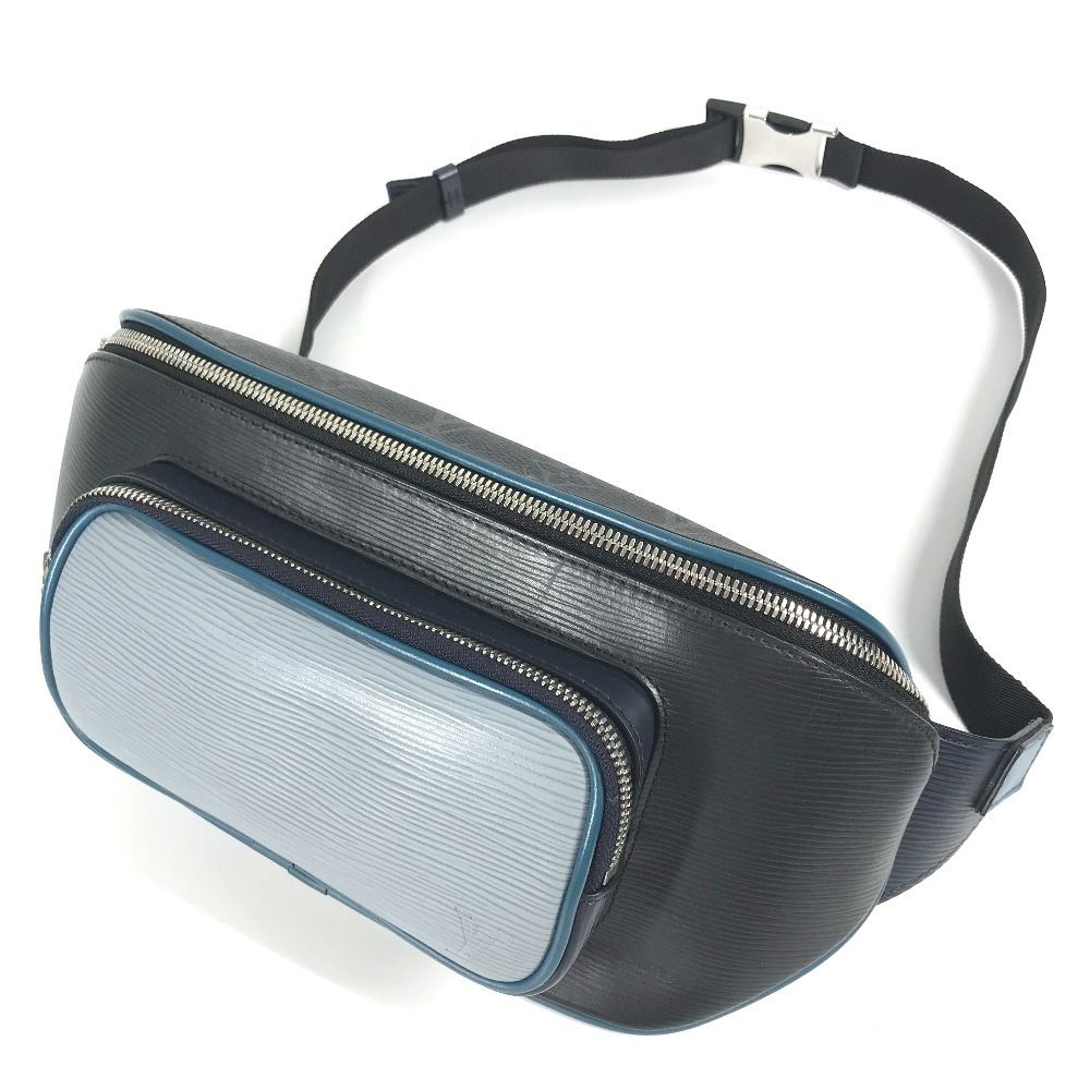 Louis Vuitton エピレザー ポーチ ネイビー ルイ・ヴィトン エピレザー ポーチ ネイビー Louis Vuitton エピレザー