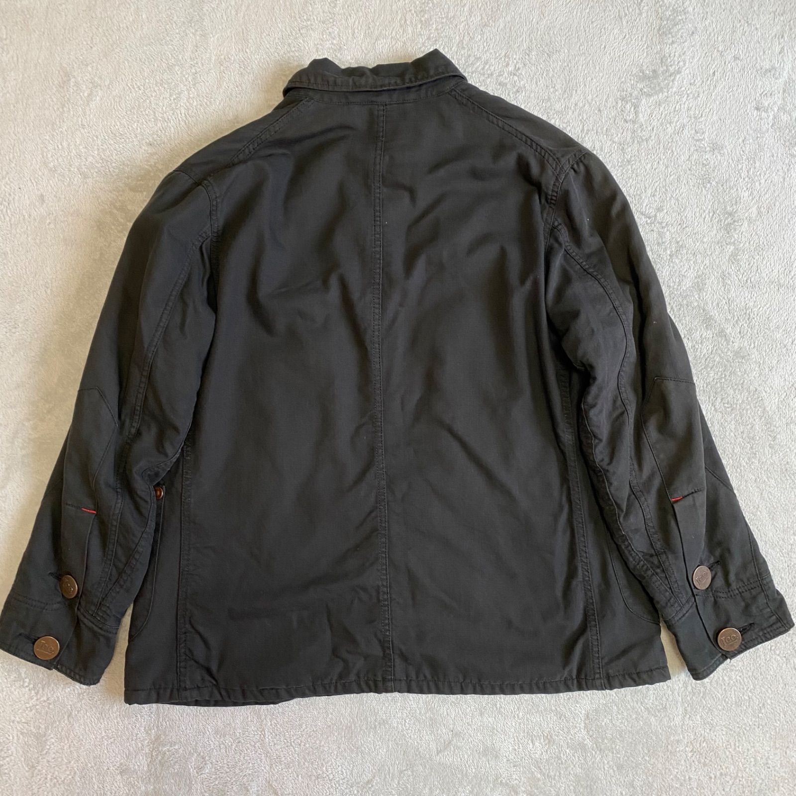 【LEE】リー　裏地付き　カバーオール　ブラック　ウエスタン柄　馬柄　闘牛　レア LEE】リー 裏地付き カバーオール ブラック ウエスタン柄 馬柄 闘牛