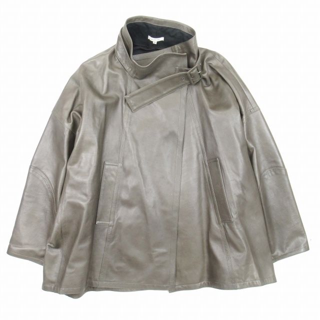 極美品 ブラミンク BLAMINK 牛革 オーバーサイズ レザージャケット  
