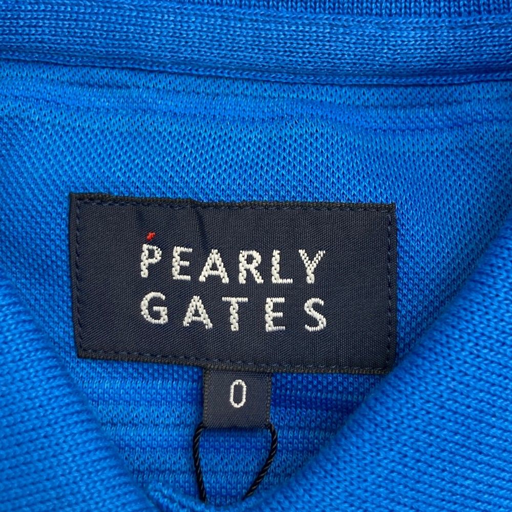 サイズ：0 PEARLY GATES パーリーゲイツ 半袖ポロシャツ ニコ