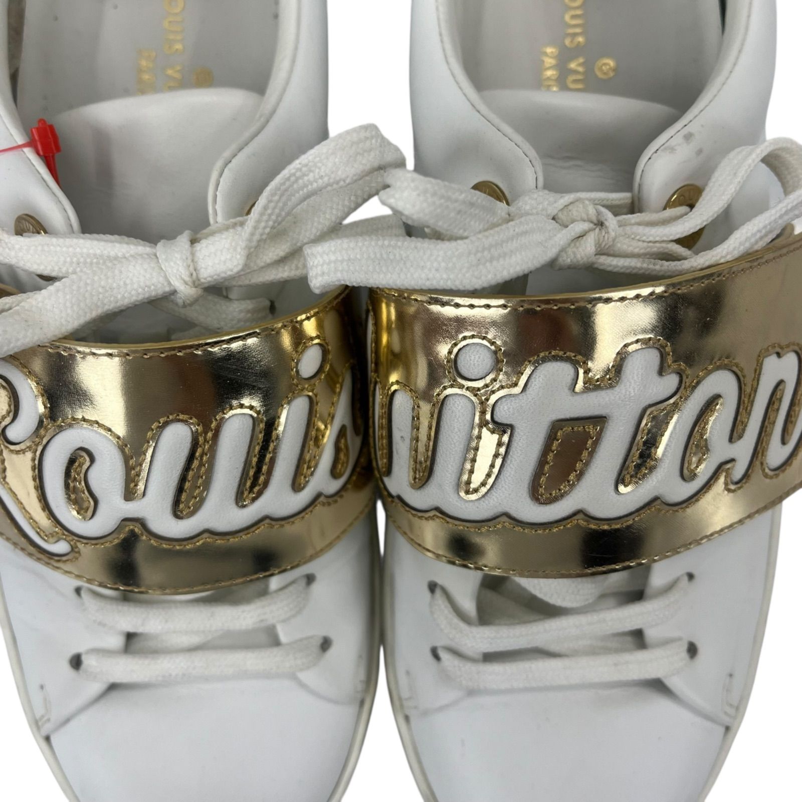 ■LOUIS VUITTON■ベルクロススニーカー36 1/2 ルイヴィトン LOUIS VUITTON ベルクロ ロゴ スニーカー 靴