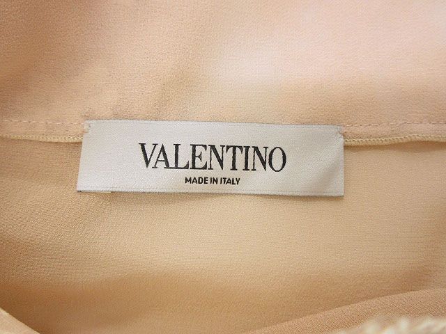 【VALENTINO/セール】22AW ウール/シルク ドレープ ミディワンピ ヴァレンティノ ヴァレンチノ VALENTINO シルク キャミソール