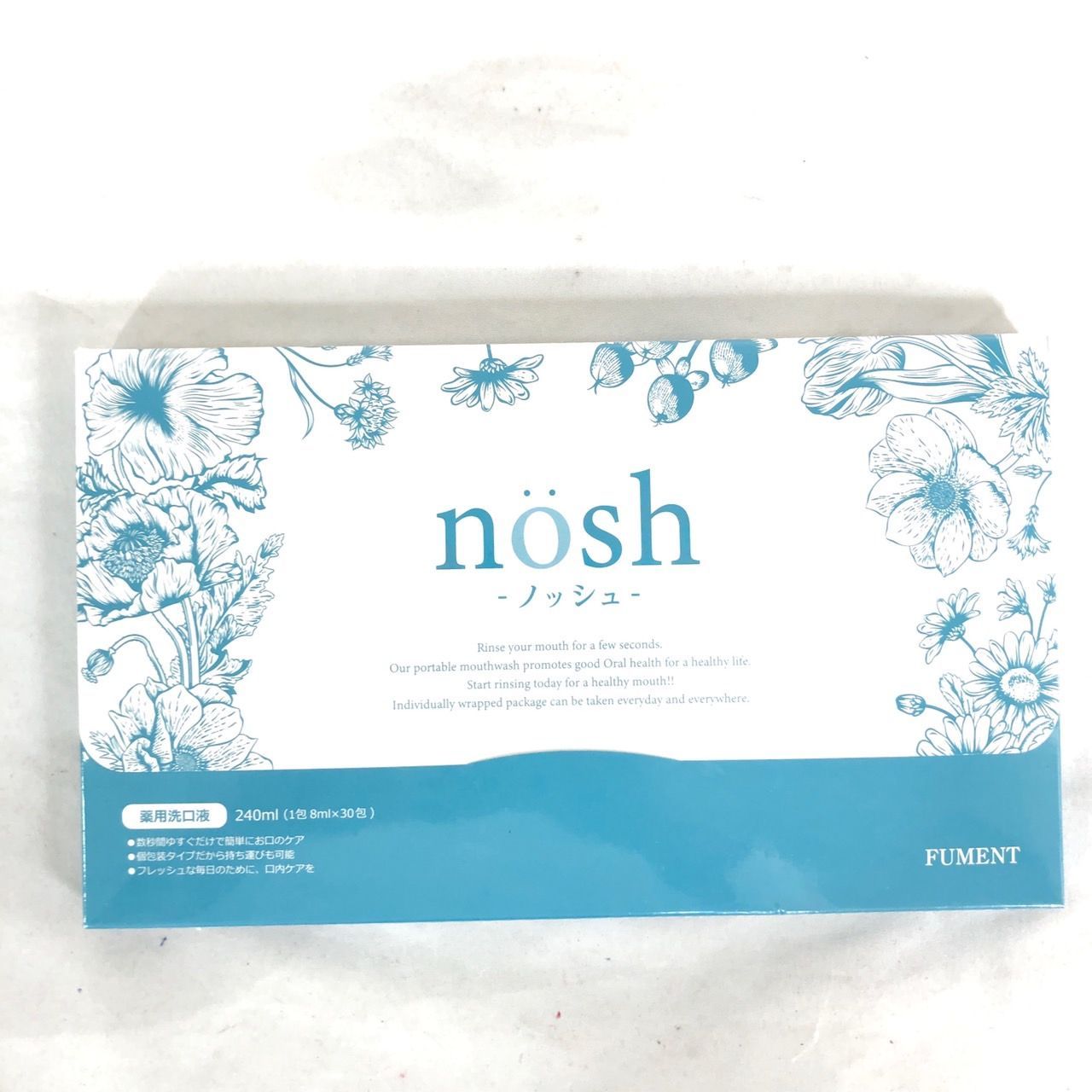 未開封 2点セット ノッシュ nosh 240ml ( 8ml × 30包 ) FUMENT 薬用 ...