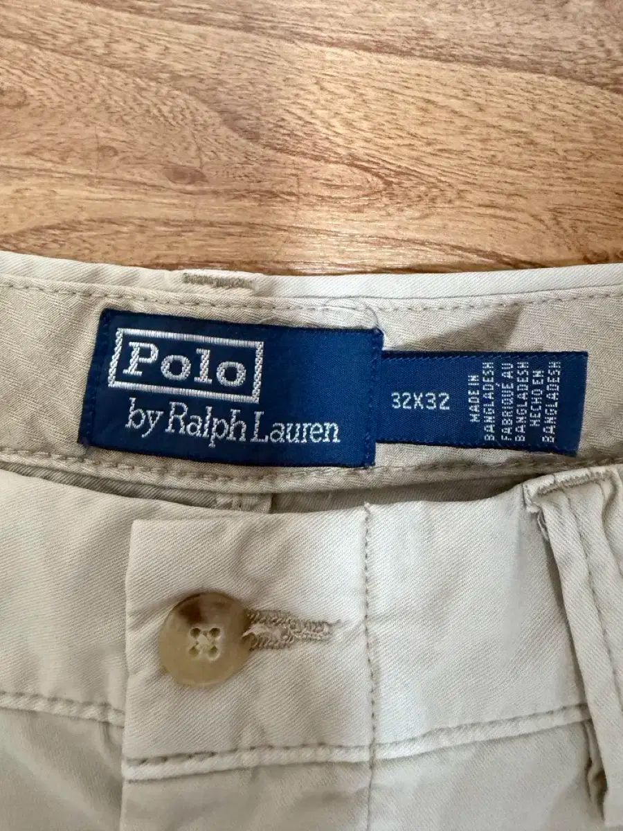 ラルフローレン BIG チノ ガーメントダイング 32 サイズ カーキ ストーン ホイットマン