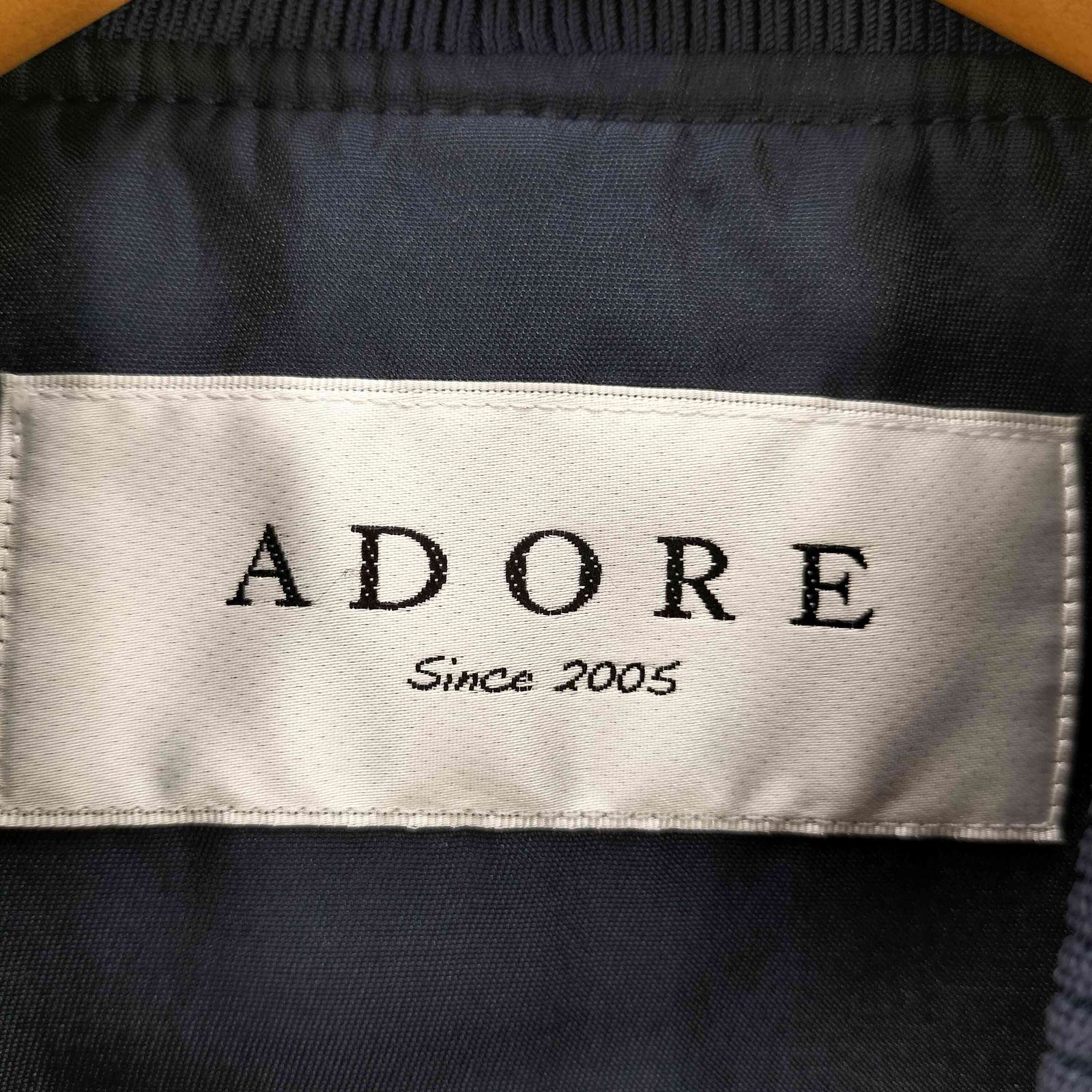 アドーア ADORE ドローコード ジップアップリブジャケット レディース  38