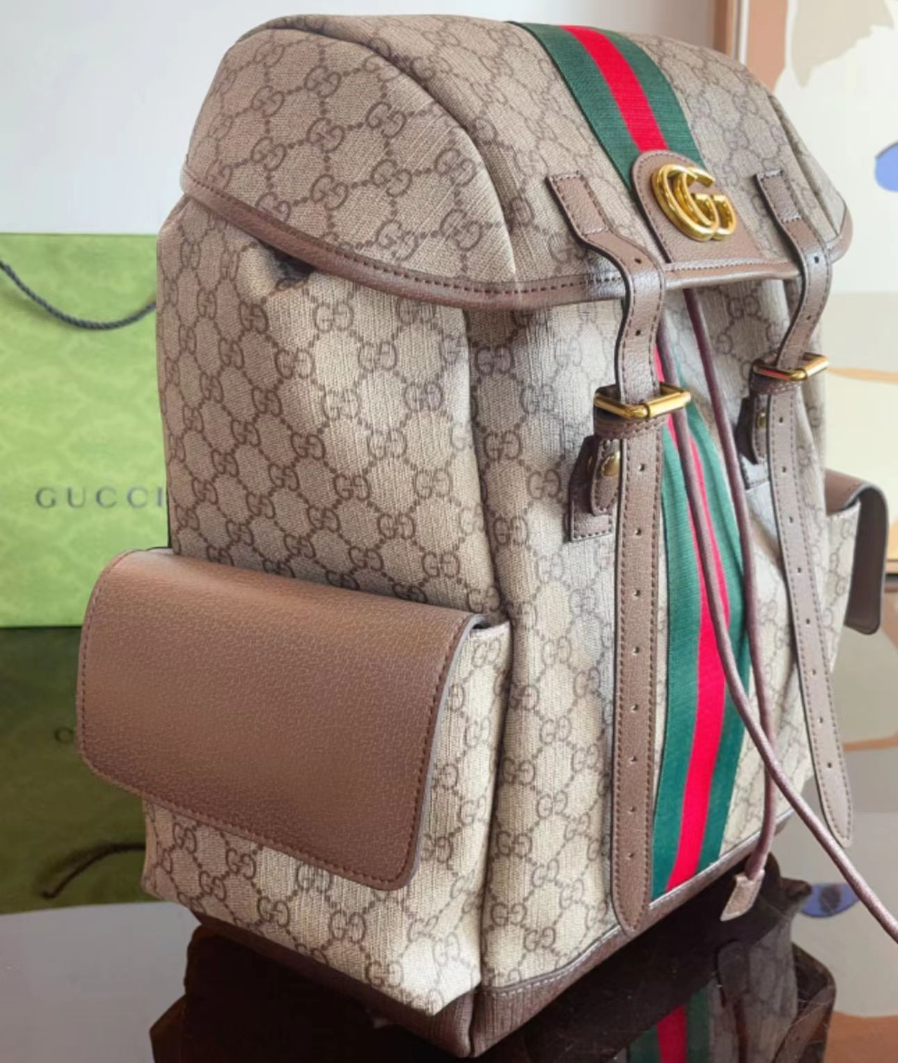 美品☆ GUCCI リュック オフィディア GG オフィディア　スモール　リュック