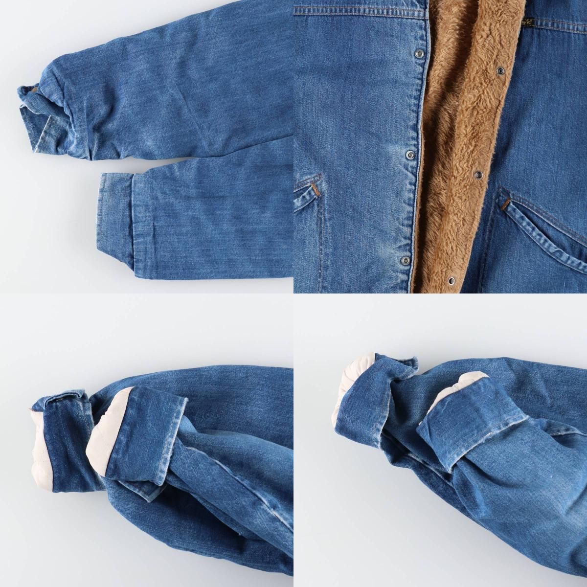 古着 70~80年代 ラングラー Wrangler デニムボアジャケット USA製 