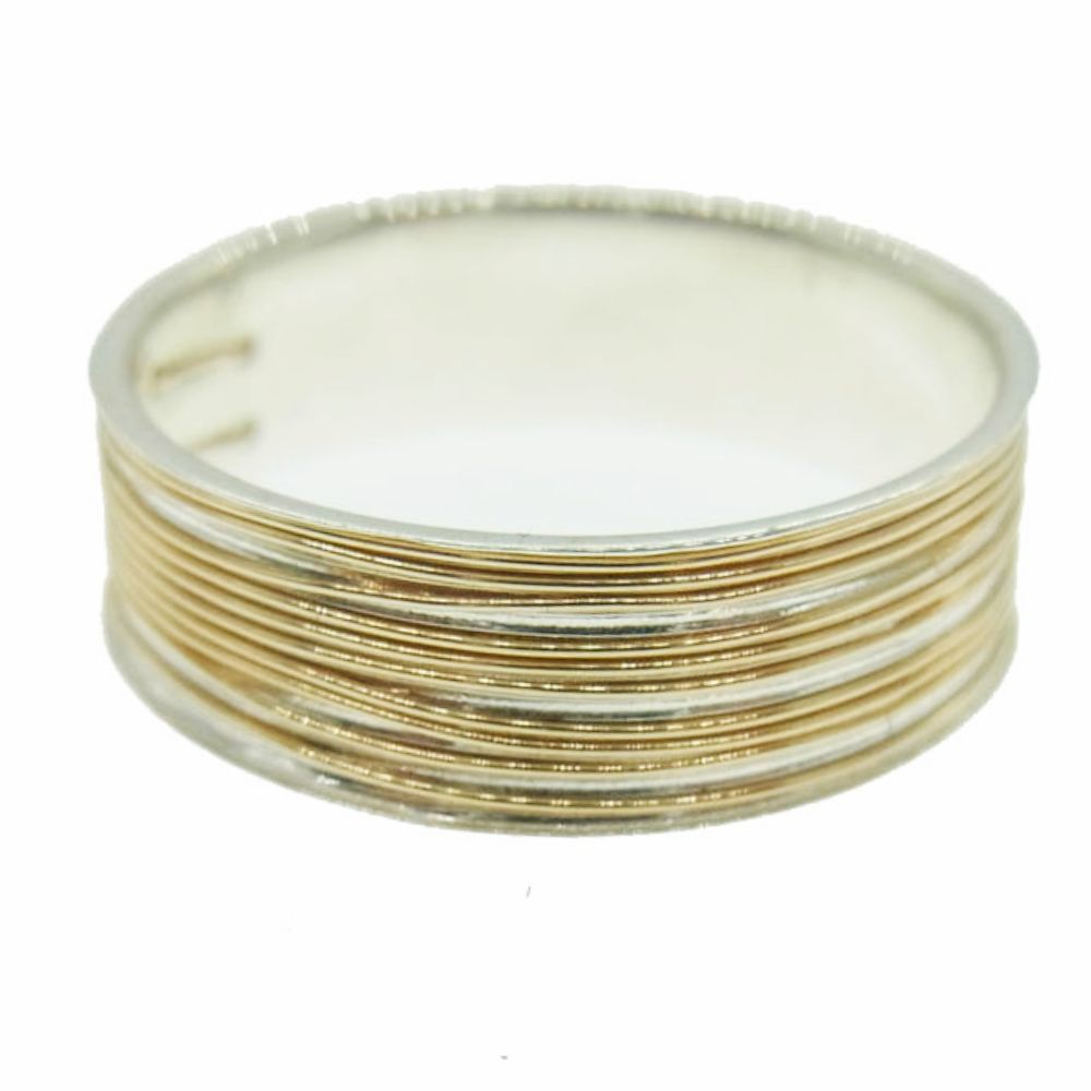 アクセサリー DAN TOMIMATSU SPOOL RING SHORT K18/SLVER アクセサリー DAN TOMIMATSU SPOOL RING SHORT K18/SLVER DAN