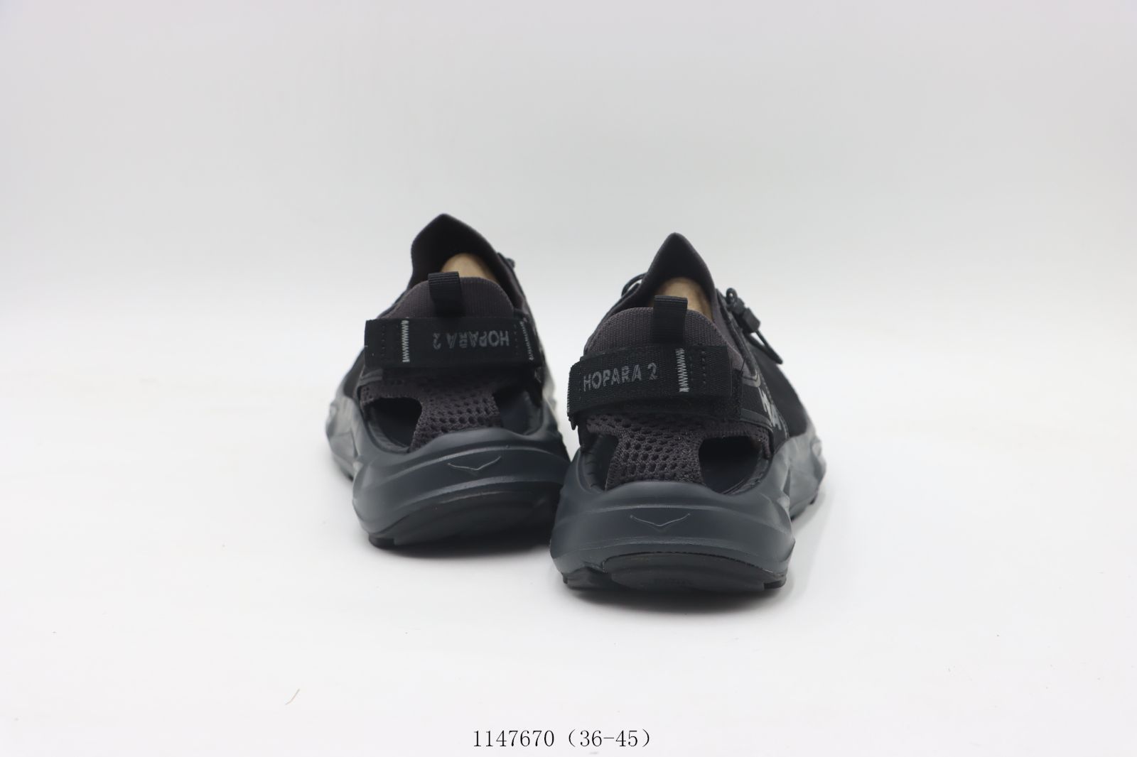  今日 ホカ ワンワン HOKA ONE サンダル 黒 1147670 スニーカー キッズシューズ